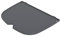 Weber 3400247 Q Media plancha, color negro