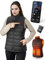 POSUGEAR Beheizbare Weste für Damen mit 12V*1.5A Powerbank Beheizbare Heizjacke für Damen mit Bluetooth - Mantel Winterjacke für Outdoor, Reisen, Sport und Freizeit