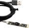 ELP 8mp USB Camera Module with Microphone 4K PC Camera for Computer 2448P Lightburn Camera for Laser Engraver Mini Strip Web Camera CCTV USB Security Camera for Raspberry Pi (64° no distortion lens)