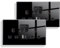 JIMEIDA 2 Pack Double Switched Socket Black 20W Fast Charging with USB A and USB C Charging Ports Crystal Glass Panel Wall Outlet 13 Amp