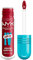 NYX Professional Makeup Feuchtigkeitsspendender Lipgloss und Lip Stain, Bis zu 12 Stunden Pflege, Lip IV Hydrating Gloss Stain, Farbe: Red-y.Set.Wet!