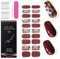 Nagelfolie UV Härtend, Nagelfolien, Nagelfolie Selbstklebend, UV Gel Nagelfolie, Nagel Sticker with Nail File, Nagelaufkleber, UV Hardening Decoration, Uv gel strips (Gesprenkelt)