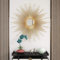 Deko Spiegel Gold Sonne, 60cm/70cm/80cm Großer Runder Starburst Dekorativer Wandspiegel, Wandrahmenspiegel Wanddeko Wanddekoration Dekoration Sonne Strahlen Licht,60cm