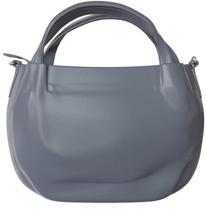 KMISSO Elegante vegane Damen Handtasche aus Kunstleder mit Umhängefunktion 30610 Torquoise