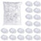 SYEYCW 200 Pièces Protecteurs d'Oreille Claire, Imperméables Étanche Protection Cache-Oreilles, Transparents Protecteurs Étanche avec Élastique, pour Teinture Capillaire, Douche, Baignade, Salon, Spa