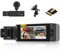 Hikity WiFi DashCam mit 64GB SD Karte, Dashcam Auto Vorne Innen Kabellos G-Sensor, Autokamera FHD 1080P mit integriertem WLAN/APP, Doppellinse, Loop-Aufnahme, Bewegungserkennung, Belichtungsanpassung