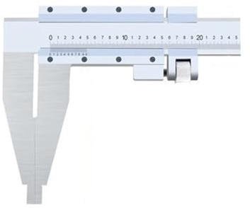 Messschieber, Großer Messschieber, 0–150 mm bis 0–600 mm, Präzisionsmesswerkzeug aus Edelstahl, für Haushalt/Holzarbeiten(0-500mm)