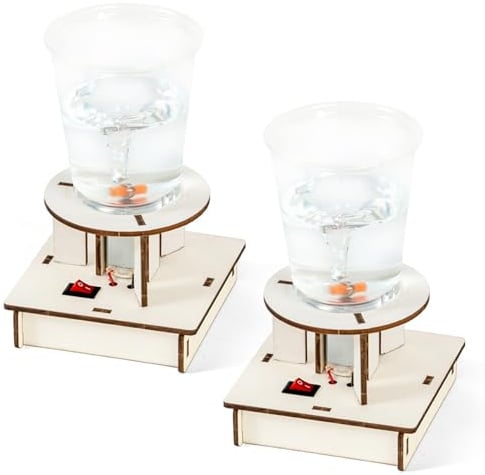 Tornado Maker 2 Set Tornado Educativo en una Botella Simulador magnético científico Juguetes con Pilas para niños para Laboratorio de Ciencias, Clase de Ciencias
