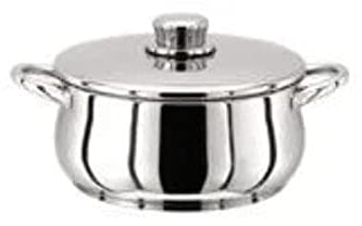 Stellar Classic Stainless Steel Casserole with Lid 24cm, 3.2L Induction Ready, Oven Safe, Dishwasher Safe