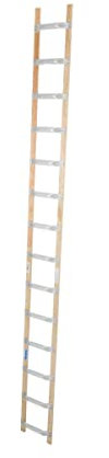 Krause 804235 Aluminium, Holz Dachleiter Silber, Hellbraun 7.5kg