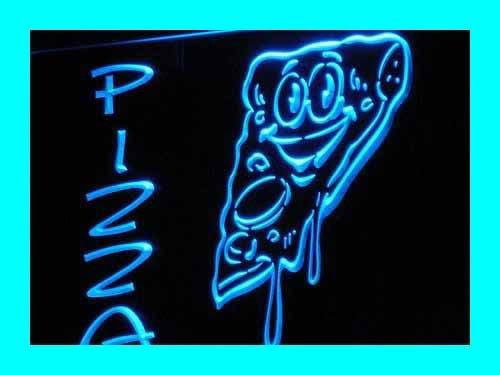 ADVPRO Cartel Luminoso i184-b Open Pizza Enseigne Lumineuse Neon Light Sign