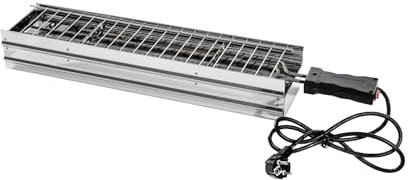 Mistermoby Fornacella Elettrica 20 Spiedini Arrosticini Carne Pane Rosticcera No Fumo Inox