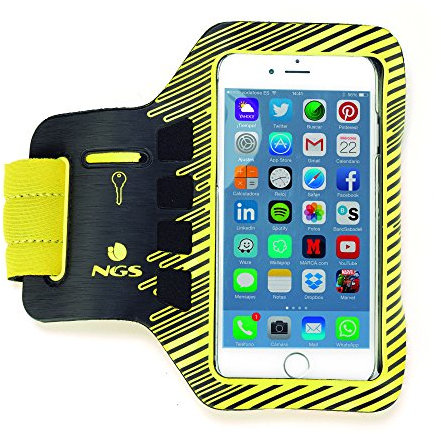 NGS Sprintter - Braccialetto sportivo per smartphone fino a 5 pollici