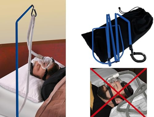 CPAP Hose Holder Tangle Proof Bed Sleep Sleeping Tube Oxygen Adjustable Stable