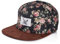 Blackskies Snapback Cap mit Stick oder Floralen Muster Unisex Baseball Mütze, Black Beauty Vol. III, Einheitsgröße