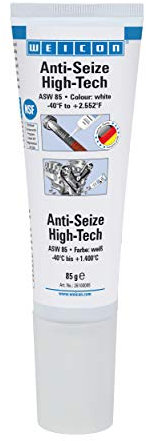 WEICON Anti-Seize High-Tech Montagepaste 85 g Schutz gegen Korrosion, Verschleiß und Festfressen | metallfrei