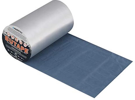 Aluminium Butylband BuTape Dachreparatur 150 mm x 10 lfm 5 Farben (Aluminiumgrau)