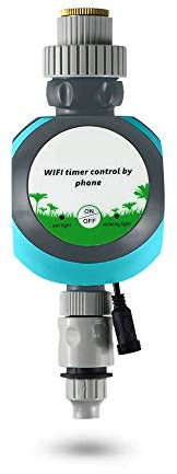 Benexmart Wifi Automático Jardín Temporizadores de agua Teléfono inteligente Sistema de riego de jardín remoto Controlador de temporizador de riego electrónico Aspersor