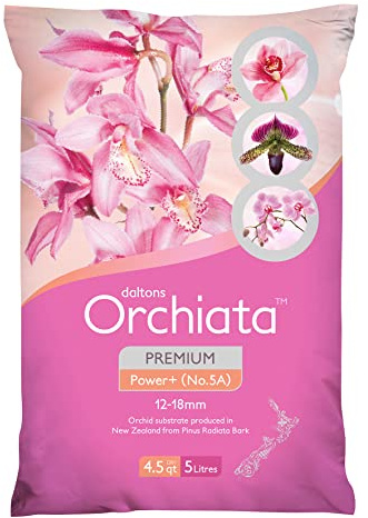 Orchiata Orchideenrinde | Orchideenrinde für Pflanzen 100% Reine neuseeländische Pinus Radiata | Power Plus 1,27 cm bis 1,9 cm Bio-Orchideenrinde für Belüftung und Langlebigkeit