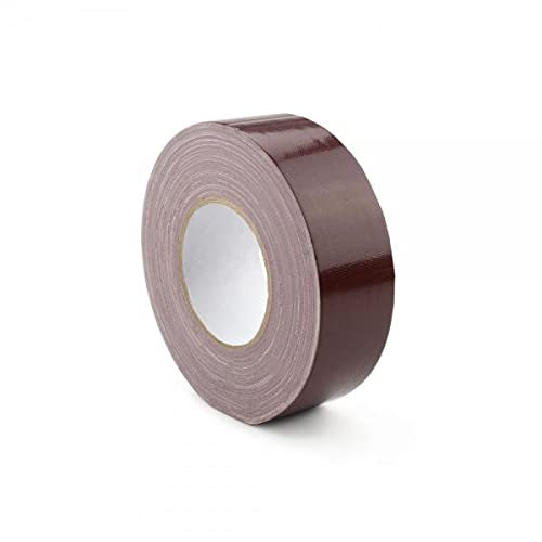 Betriebsausstattung24 Gewebeband - Duct-Tape - BxL: 5,0 cm x 50 m - Material: PE-beschichtetes Gewebe - Farbe: braun - Zum Verbinden, Befestigen, Bündeln, Reparieren oder Abdichten