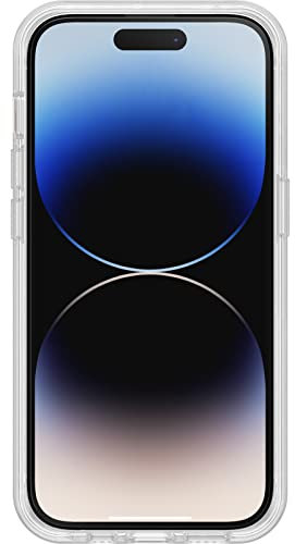 OtterBox Drop Protection Bundle for iPhone 14 Pro, Symmetry Clear Case 3x Tested to Military Standard and Alpha Glass Screen Protector 3x Antiscratch Technology, Clear