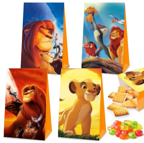 Papiertüten 12 pcs, Geschenktüten, Candy Tüten, Geschenktüten Kindergeburtstag, Mitgebsel Geschenktüten, für Geschenken, Kindergeburtstag, Hochzeit, Party