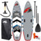 F2 Glide SURF SUP Grey 10,8' Stand UP Paddle Board KOMPLETT ~ TESTBOARD