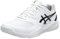 ASICS Herren Gel-Dedicate 8 Clay Sneaker, Weiss/SCHWARZ, 45 EU