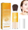 Mineral Powder Sunscreen Brush - SPF 50 Sunscreen for Face, Mineral Setting Powder Sun Protection, Oil Control Natural Matte Finish, Lasting Lightweight Breathable, All Skin