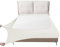 Easy-Going Boxspring-Abdeckung, Queen-Size-Größe, 4-Wege-Stretch, glatt und elastisch, Wickelband, 4 Seiten, Bettrock, elfenbeinfarben