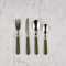 RA-HOMESTORE® New 16 Piece Cutlery Set, Stainless Steel (Olive)