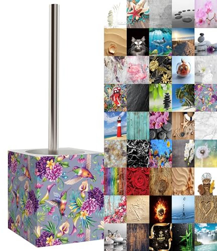 Sanilo WC Bürste, viele schöne Klobürsten zur Auswahl, hochwertige Qualität, Elegantes Design (Kolibri)