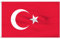 Cosymate Türkiye Bayrak Türkei-Flagge, türkische Flagge, 90 x 150 cm, mit Messingösen, lebendige Farben, UV-beständig, Leinwandkopf, doppelt genäht, 90 x 150 cm
