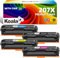 Koala 207A 207X MFP M283fdw Toner (MIT CHIP) Kompatibel für HP 207X W2210X W2211X W2212X W2213X Multipack für HP Color Laserjet Pro MFP M283fdw M283fdn M255dw M255nw M282nw , 4er-Pack