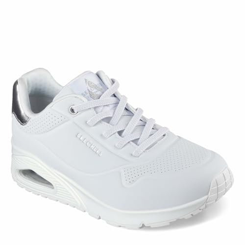 Skechers Uno - Shimmer Away, Zapatillas de Deporte Mujer, Blanco, 39.5 EU