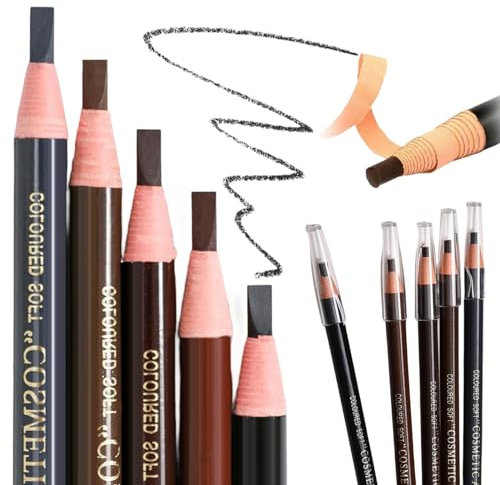 Waterproof Eyebrows Pencils,Microblading Augenbrauenstift,Kit Permanent Eye Brow Liners,Tattoo Makeup And Microblading Supplies,Peel Brow Pencils,Makeup Augenbrauenstift,Wasserfeste Augenbrauenstifte