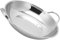 PRETYZOOM Padella Doppia Da 26 Cm in Acciaio Inox Con Fondo Piatto Wok Da Cucina