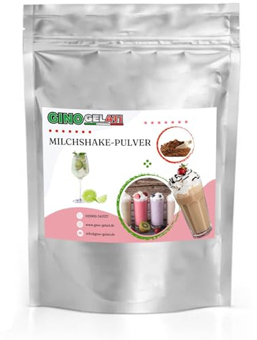 Gino Gelati Milchshake Pulver, alkoholische Geschmacksrichtungen, schnelle und einfache Zubereitung, Natürliche Farbstoffe, für Restaurants und private Küche (10 Kg, Limette Caipirinha)