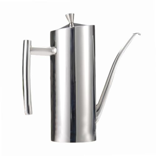 JISADER Recipiente para Grasa de Aceite, Resistente al desgarro, de Acero Inoxidable, para Guardar condimentos de Barbacoa, para cocinar y para el hogar