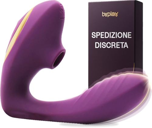 BYPLAY Vibratoreper Donna Professionale Stimolatore Clitoride Femminile Doppio Succhia Clitoride Wireless Punto G Squirting Toys Sessuali Donna Giocattoli Erotici Coppia Vibratori Clotoride