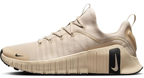 Nike Workout-Schuh Nike Free Metcon 6 Workout-Schuh Für Herren, Desert Khaki/Black-Lt Khaki, FJ7127-200, 44 EU (10 US)