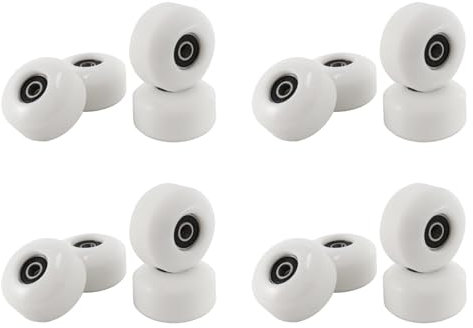 Ohewiiuk SkateboardräDer mit Lagern 52X30Mm Street PU Skateboardteile Cruiser Longboard (16Er Set)