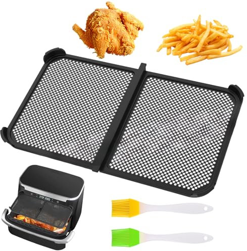 VEGCOO Splash Guard for Ninja AF500EU Hot Air Fryer Accessories Compatible with Flexdrawer 10.4L Air Fryer Accessories Splash Guard, Effective Oil Protection for Ninja Foodi Accessories
