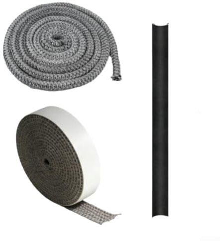 Kit de 3 cordes de rechange en fibre de verre pour poêle à bois et poêle à granulés