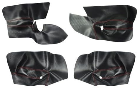 Intérieur Couverture Garniture pour VW Golf 5 Jetta 2005-2010,Portes Voiture Microfibre Cuir Porte Panneau Couverture Garniture Protection