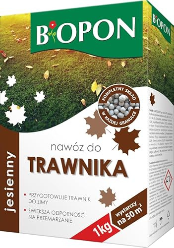 Concime Autunno per Prato 1kg - Fertilizzante Fosforo Potassio - Senza Azoto