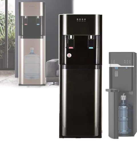 Wasserspender mit Selbstreinigungsfunktion, Unterbau-Flaschensystem (Bottom-Loading),für 5-Gallonen-Flaschen,3 Temperatureinstellungen (heiß, kalt, zimmertemperiert),Leerstandsanzeige,A