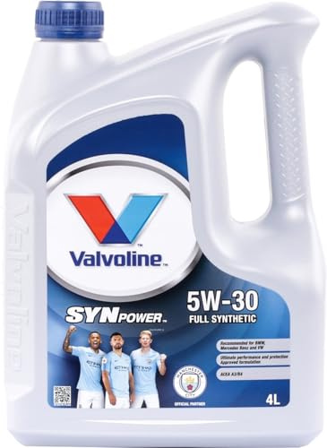 Valvoline Motoröl 5W-30 SynPower Vollsynthetiköl Motor Öl ACEA A3/B4 API SL API CF 4L Kompatibel mit VW Golf 7 Schrägheck 5G1, BQ1, BE1, BE2 Golf 4 Schrägheck 1J1 Golf 6 5K1 Golf 5 Schrägheck 1K1