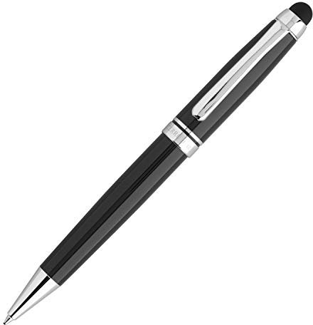 Cerruti 1881 Kugelschreiber Pad Chrom in der Farbe Schwarz mit blauer Mine, NSS2564