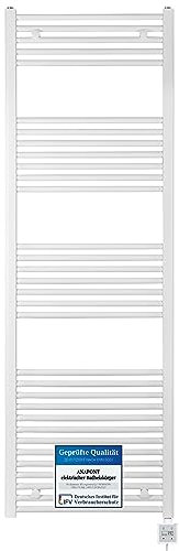 Radiateur électrique sèche-serviettes 1775h x 750 b,avec minuterie blanc droit